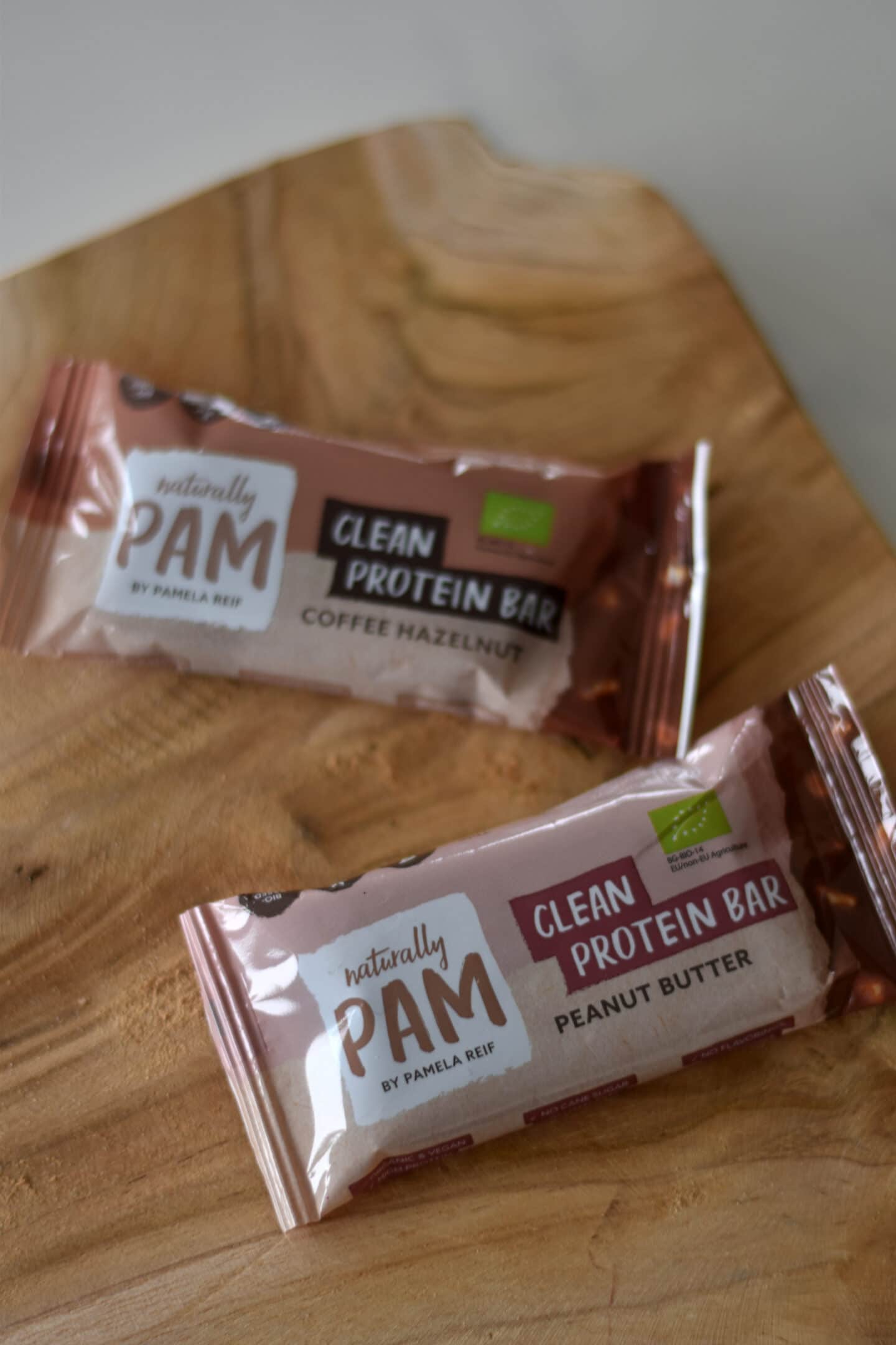 Clean Protein Bar - die veganen Proteinriegel von Naturally Pam