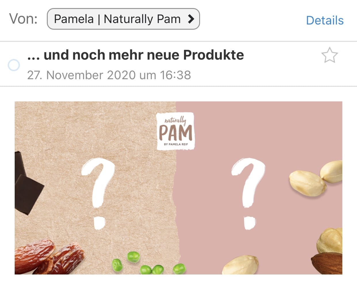 Naturally Pam Produkte