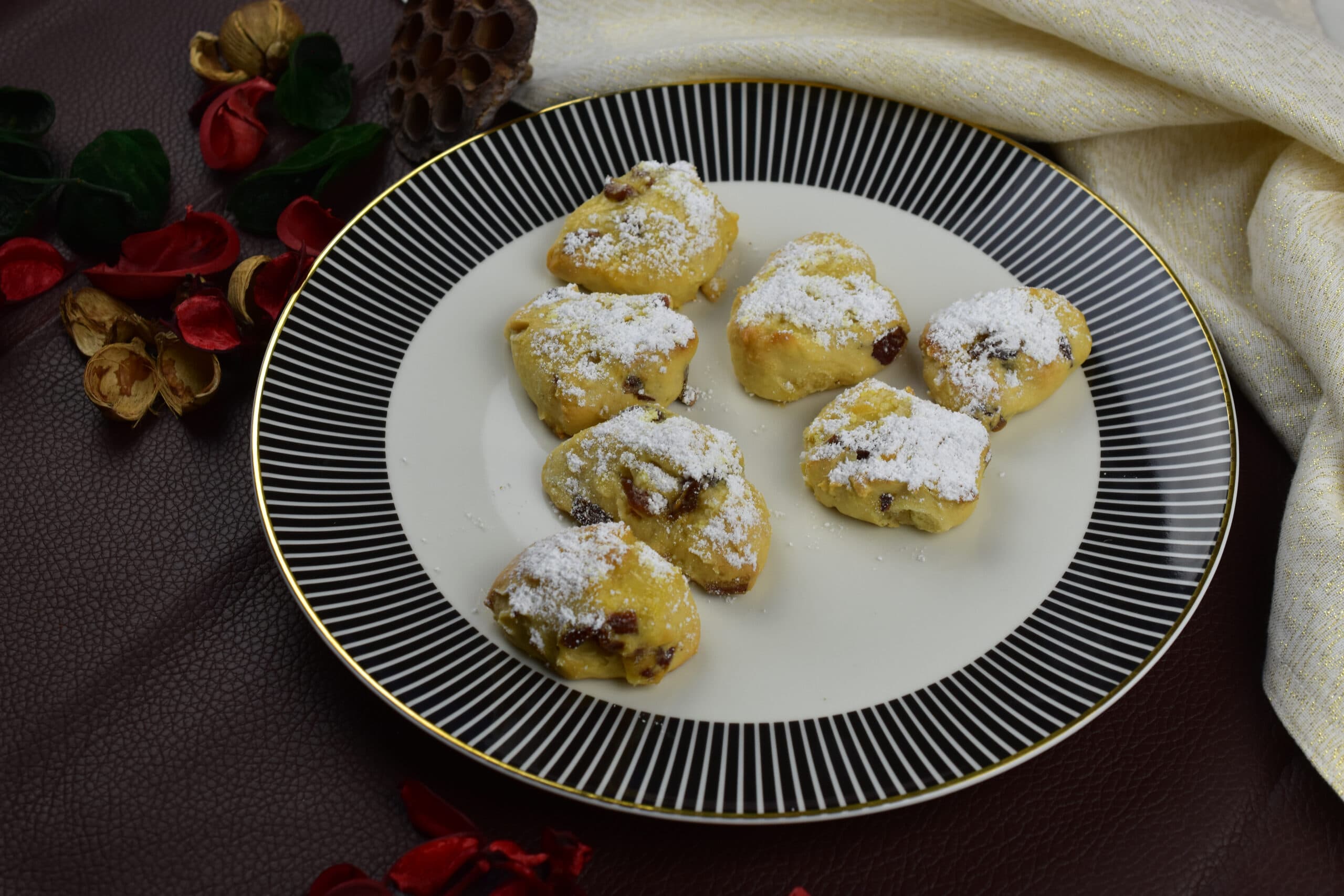 Stollenhappen - der kalorienarme Christstollengenuss zu Weihnachten