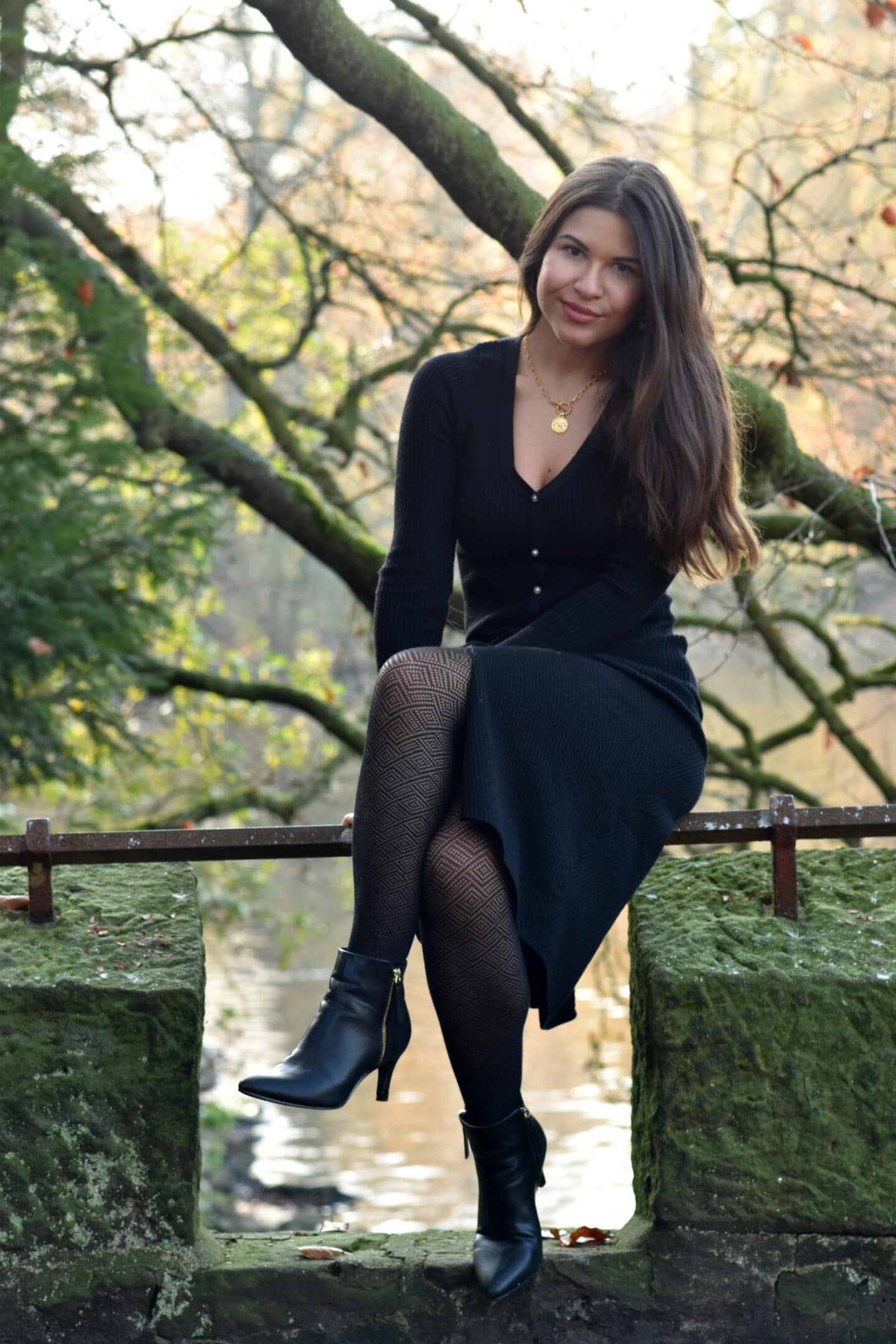 Rippenstrickkleid