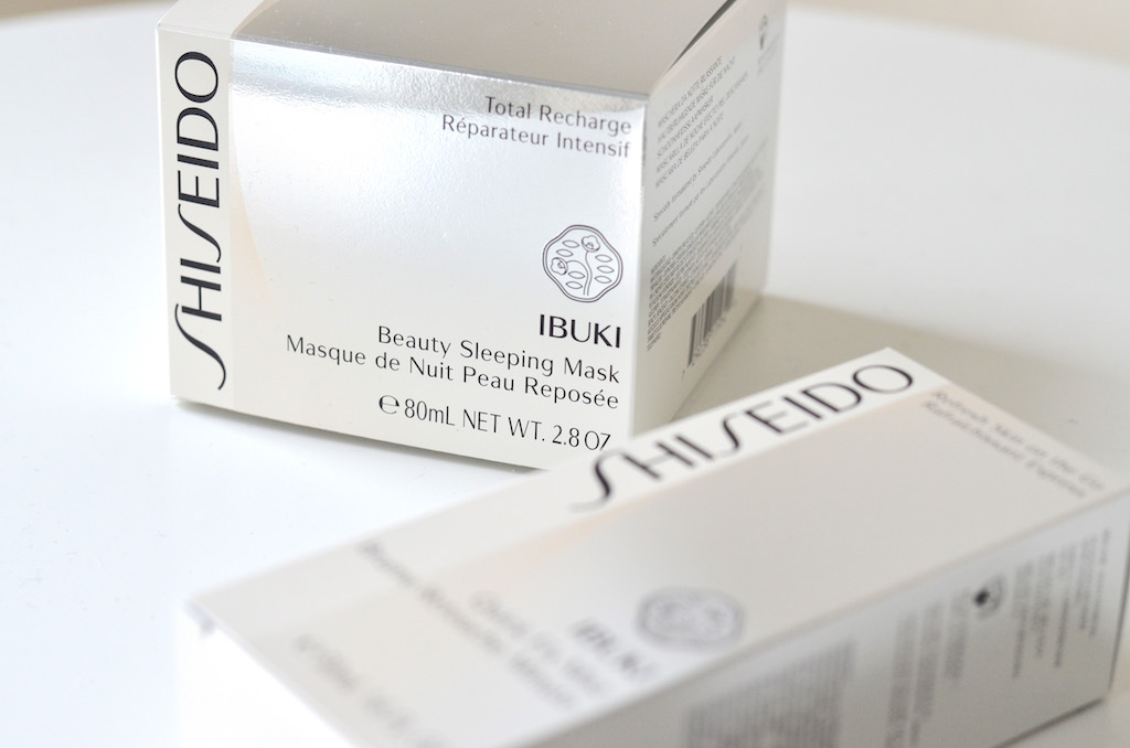 Shiseido IBUKI Neuheiten – Sleeping Mask & Quick Fix Mist