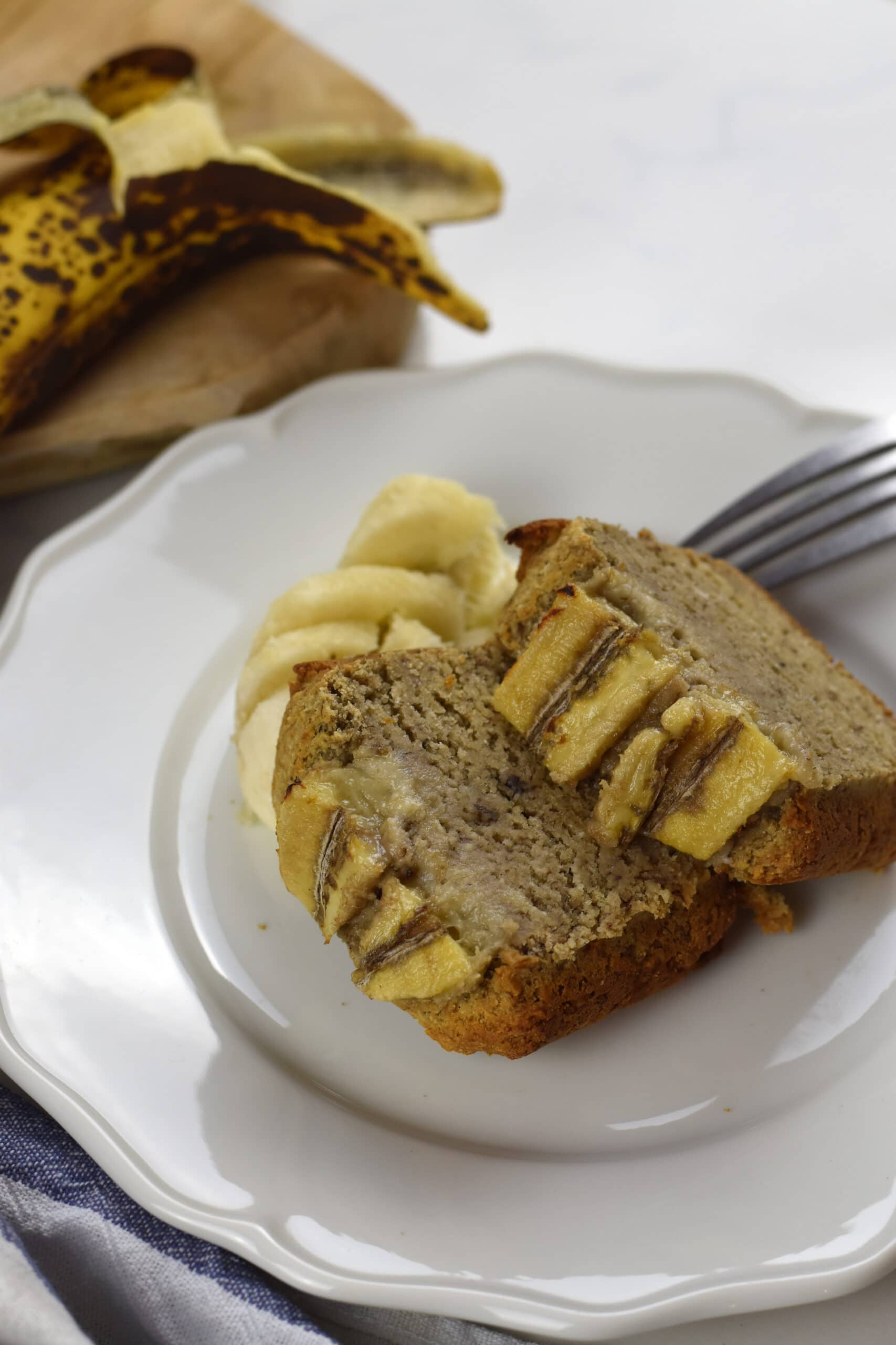 Veganes Banana Bread – gesunder Kuchen ohne zugesetzten Zucker!