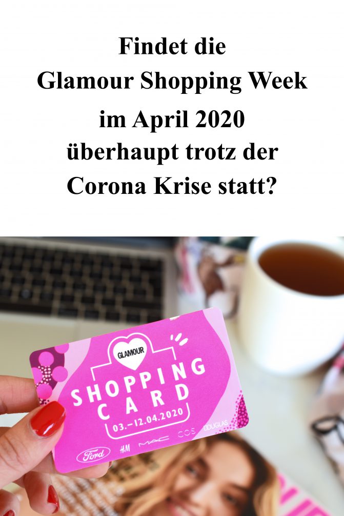 Glamour Shopping Week April 2020 trotz Corona