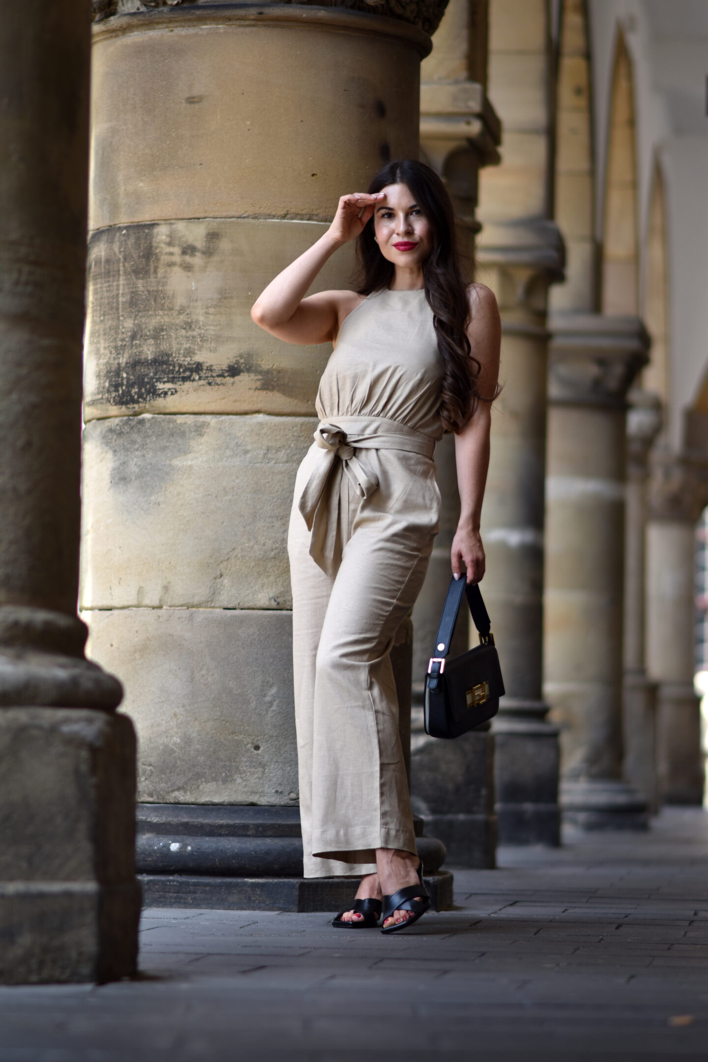 Jumpsuit aus Leinen