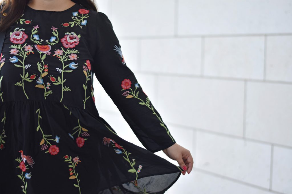 Zara Blumen Kleid